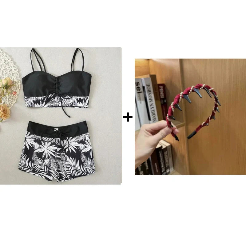 Reese™ Bañador de dos piezas para mujer con estampado