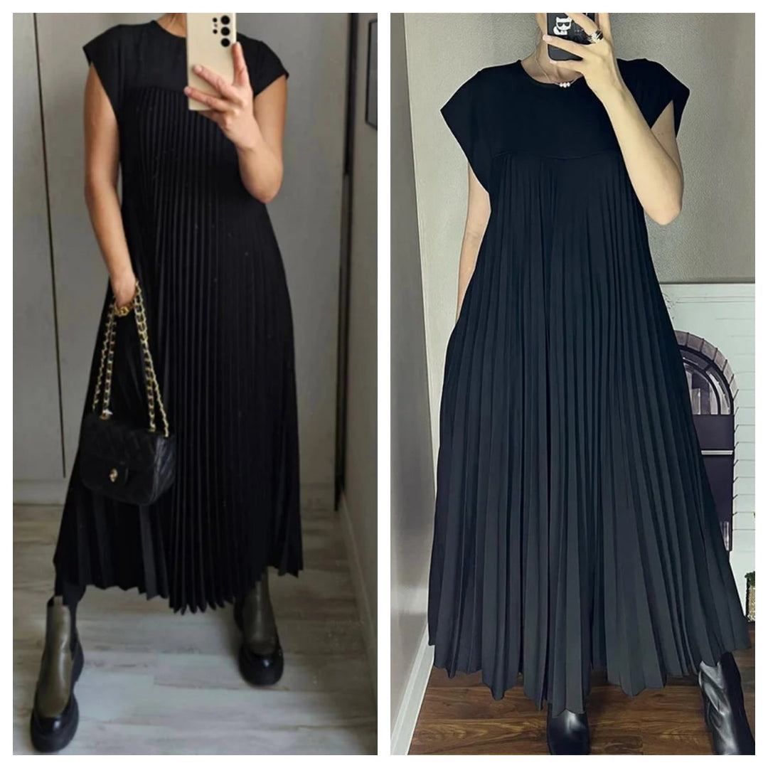 Elara | Vestido Elegante de Corte Fluido con Caída Suave y Estilo Moderno