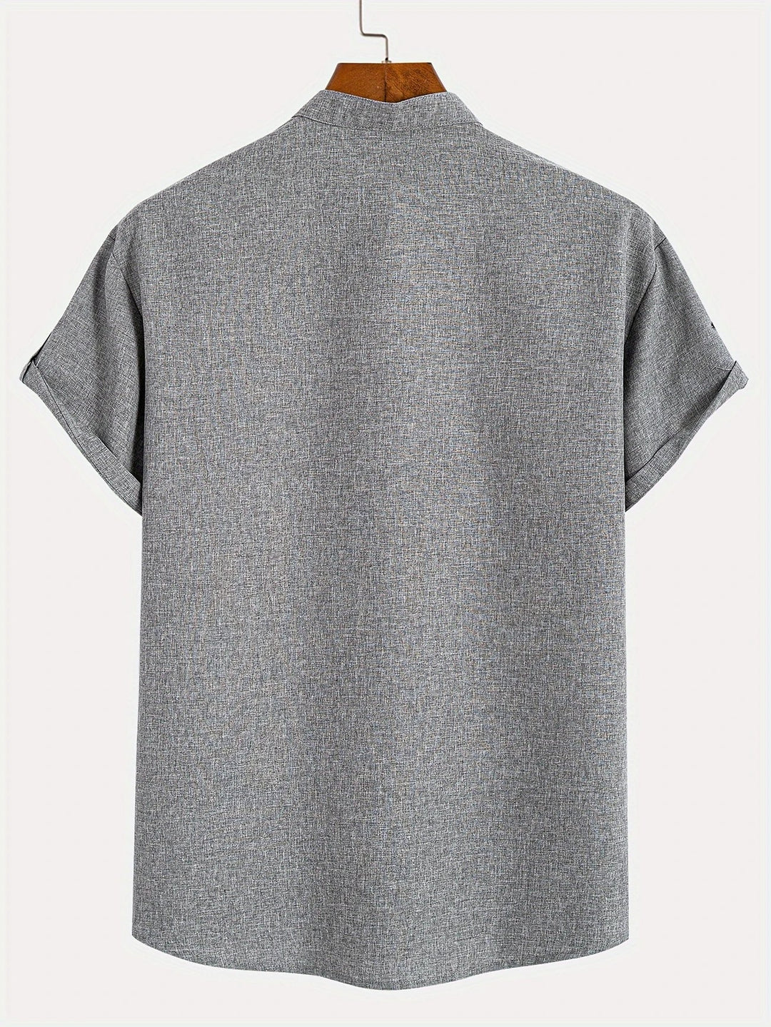 Hayes | Camisa elegante de manga corta y cuello alto