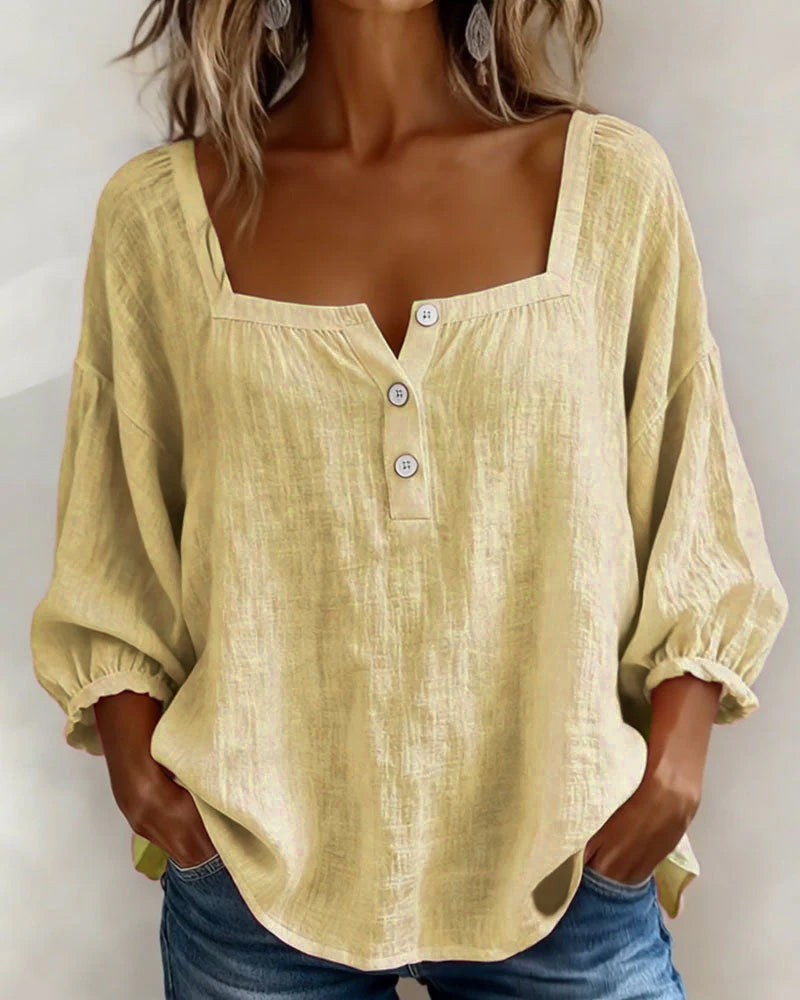 Zella | Blusa Elegante de Corte Fluido y Estilo Sofisticado