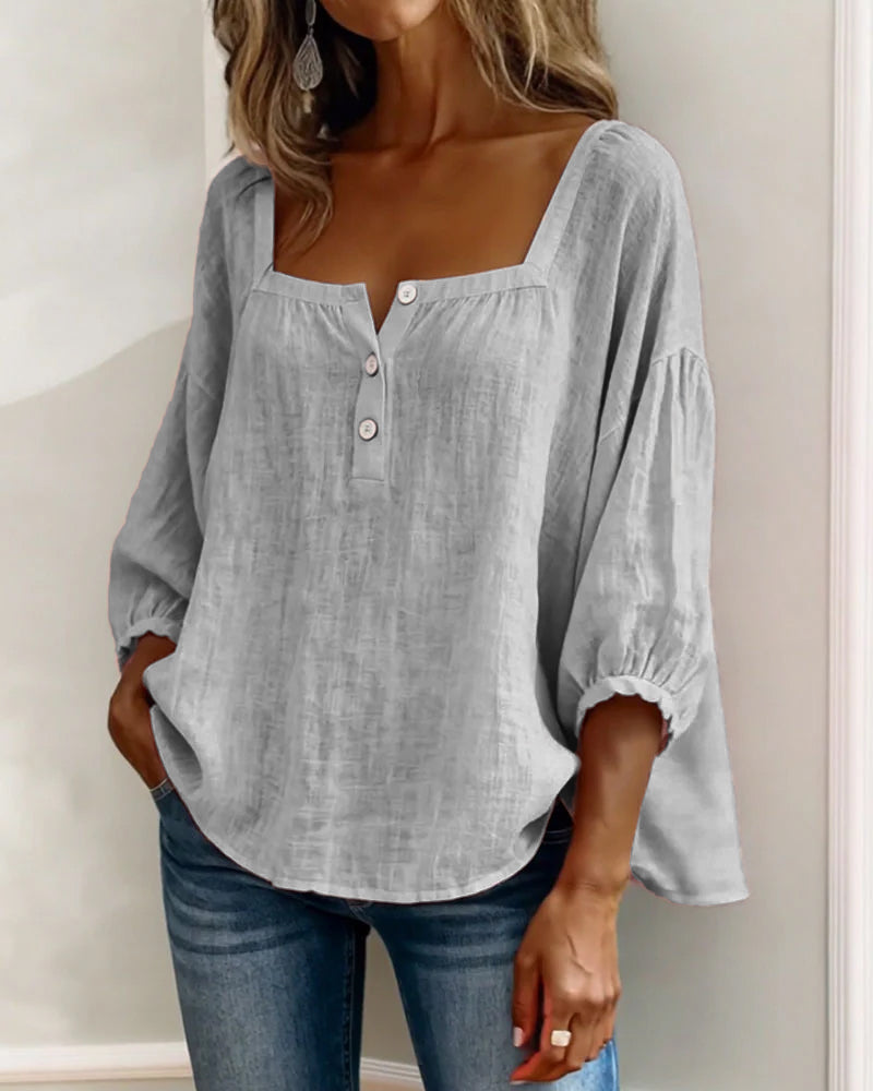 Zella | Blusa Elegante de Corte Fluido y Estilo Sofisticado