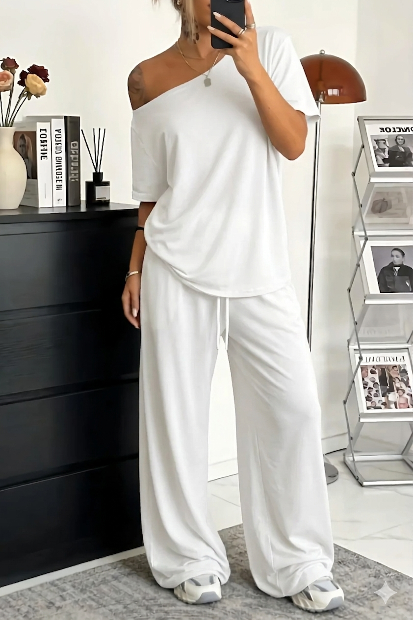 Nola | Conjunto de Dos Piezas Off-Shoulder para Mujeres