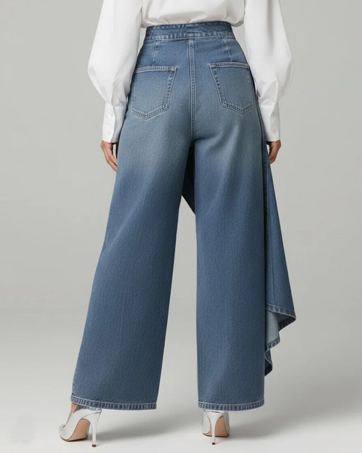 Quenira™ Pantalones de Mezclilla Envolventes con Ajuste Favorecedor