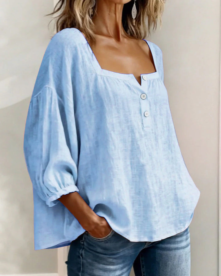 Zella | Blusa Elegante de Corte Fluido y Estilo Sofisticado