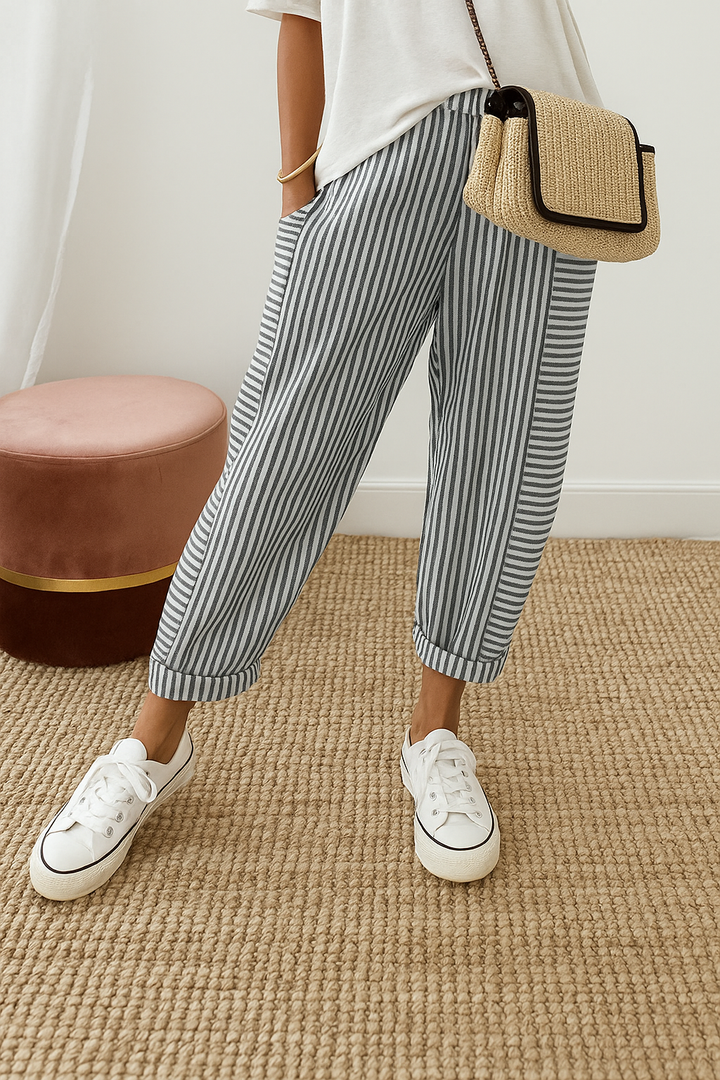 Luma™ Pantalones de Algodón y Lino Transpirables