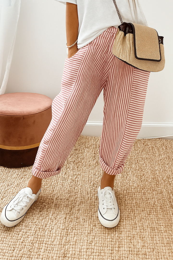 Luma™ Pantalones de Algodón y Lino Transpirables