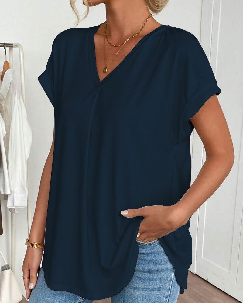 Ciela | Blusa ligera plisada con caída fluida