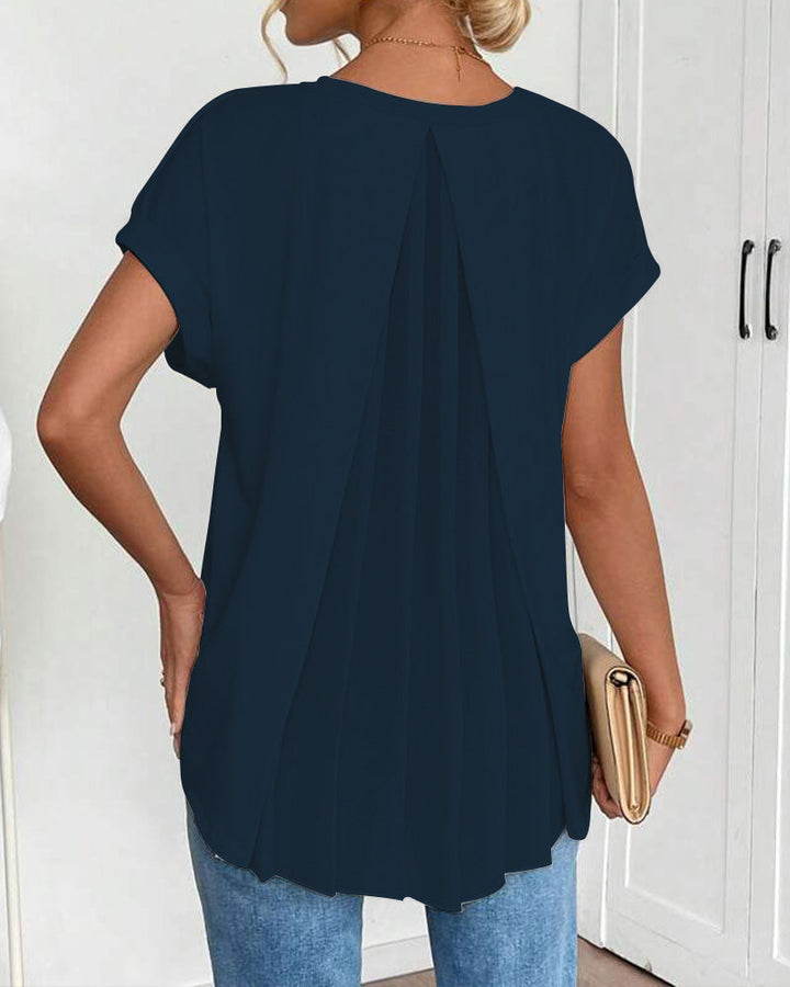 Ciela | Blusa ligera plisada con caída fluida