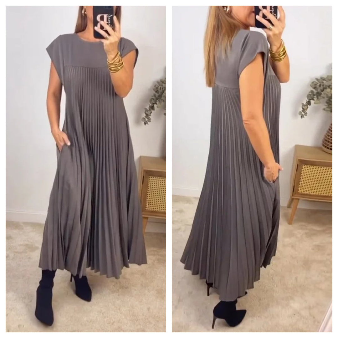 Elara | Vestido Elegante de Corte Fluido con Caída Suave y Estilo Moderno