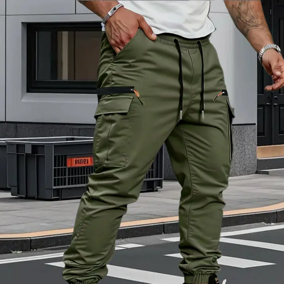 Taviero | Pantalón Jogger Cargo Stretch para Hombres