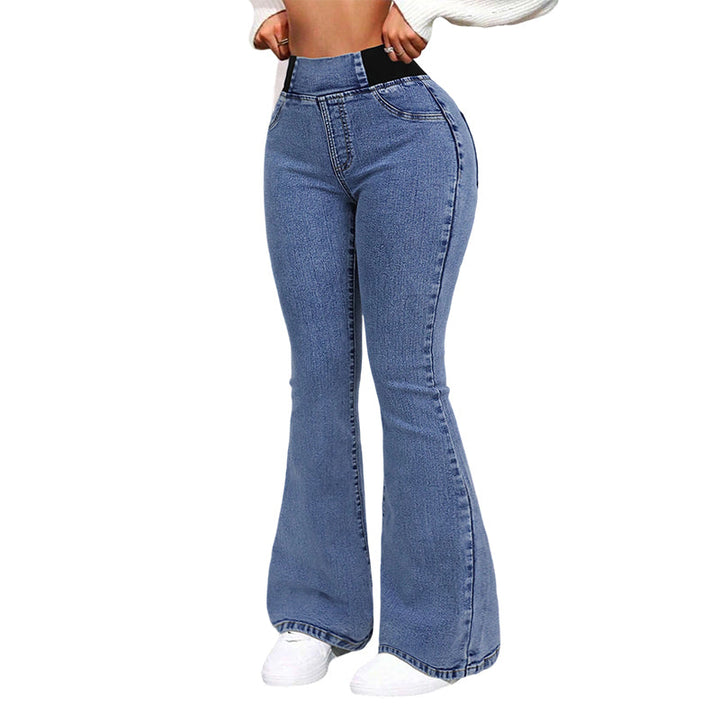Yara | Jeans de mujer de tiro alto con piernas elásticas