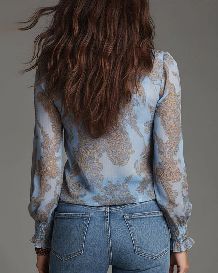 Arden | Blusa Elegante con Media Cremallera y Corte Moderno