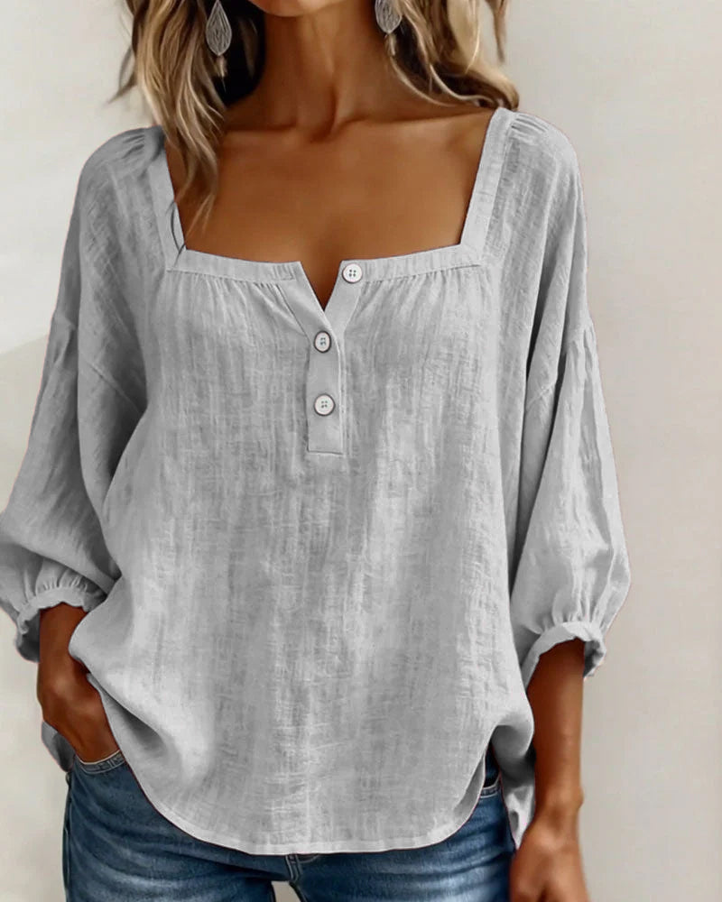 Zella | Blusa Elegante de Corte Fluido y Estilo Sofisticado