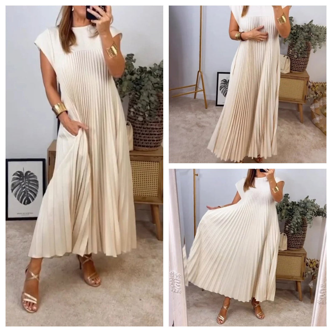 Elara | Vestido Elegante de Corte Fluido con Caída Suave y Estilo Moderno