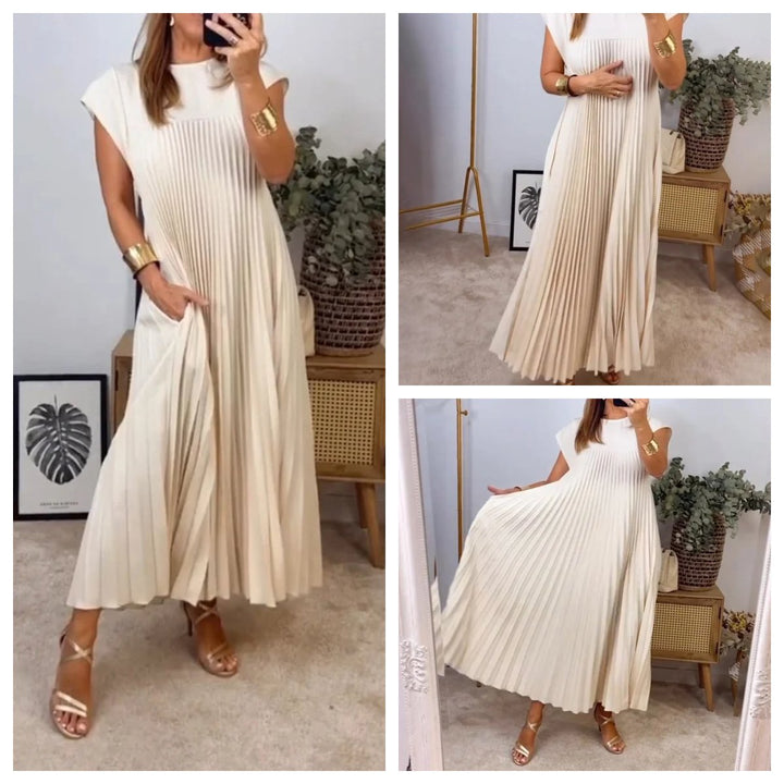Elara | Vestido Elegante de Corte Fluido con Caída Suave y Estilo Moderno