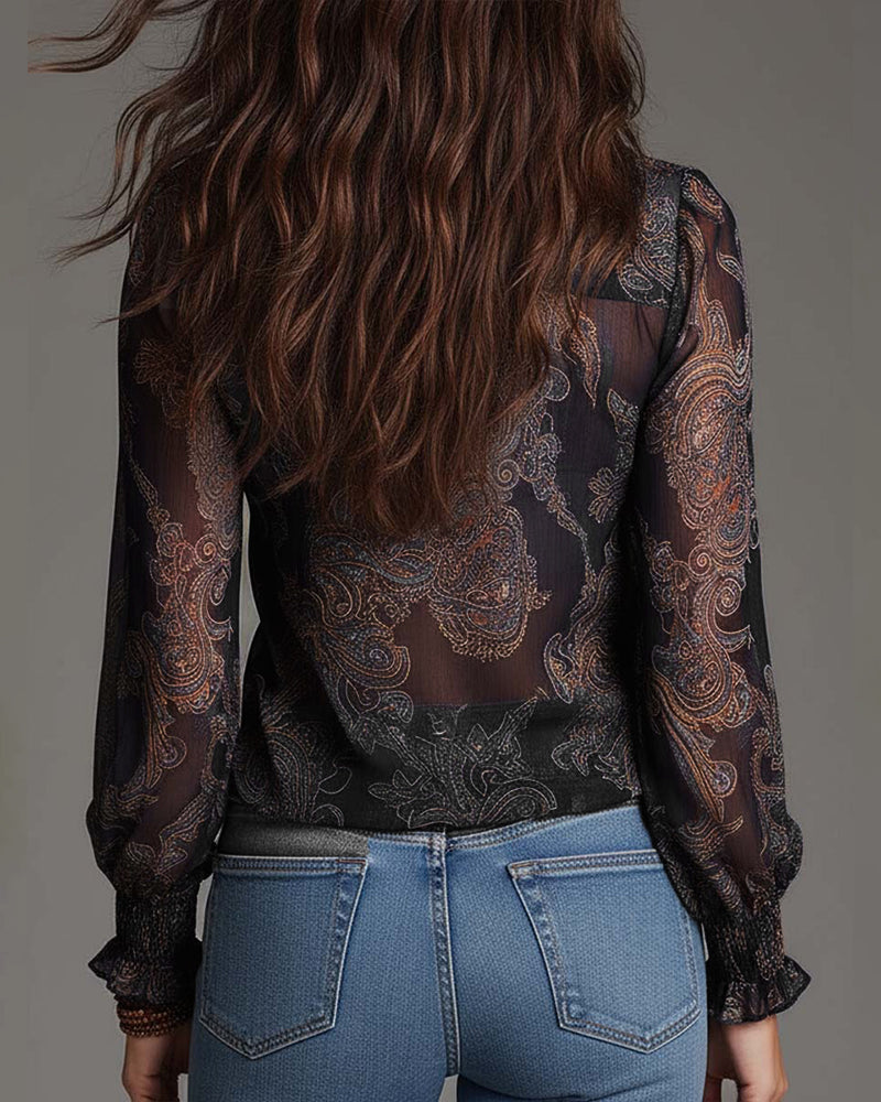 Arden | Blusa Elegante con Media Cremallera y Corte Moderno