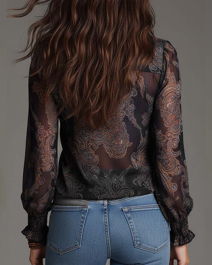 Arden | Blusa Elegante con Media Cremallera y Corte Moderno