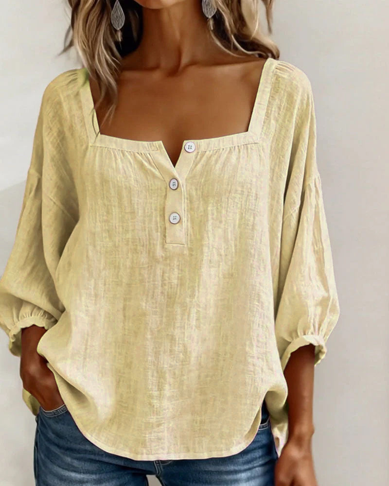 Zella | Blusa Elegante de Corte Fluido y Estilo Sofisticado