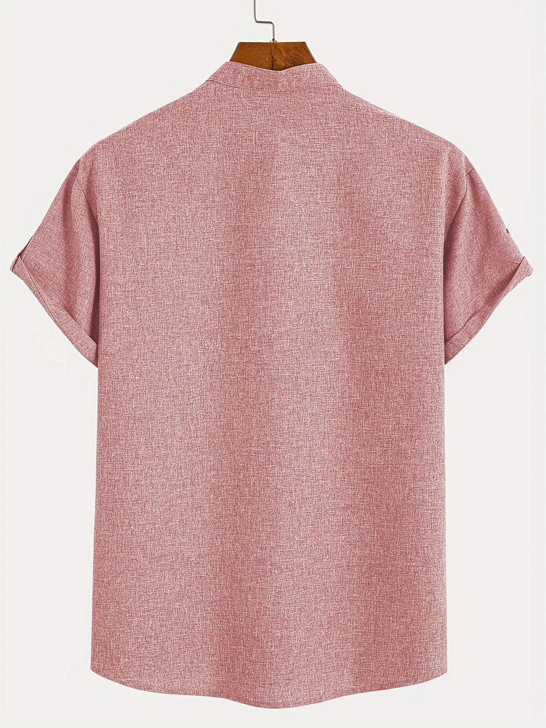 Hayes | Camisa elegante de manga corta y cuello alto