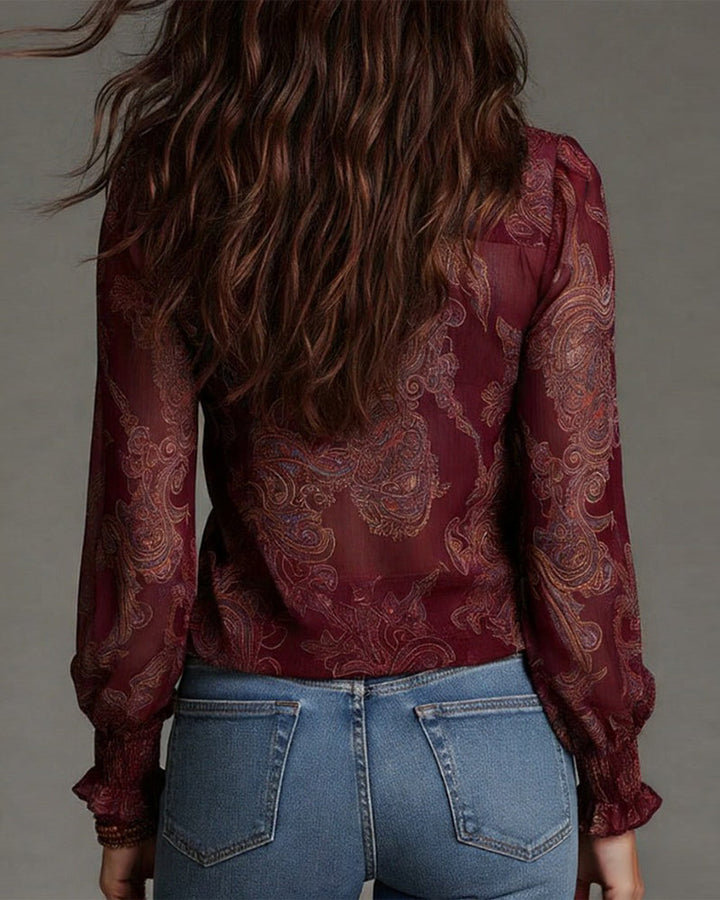 Arden | Blusa Elegante con Media Cremallera y Corte Moderno