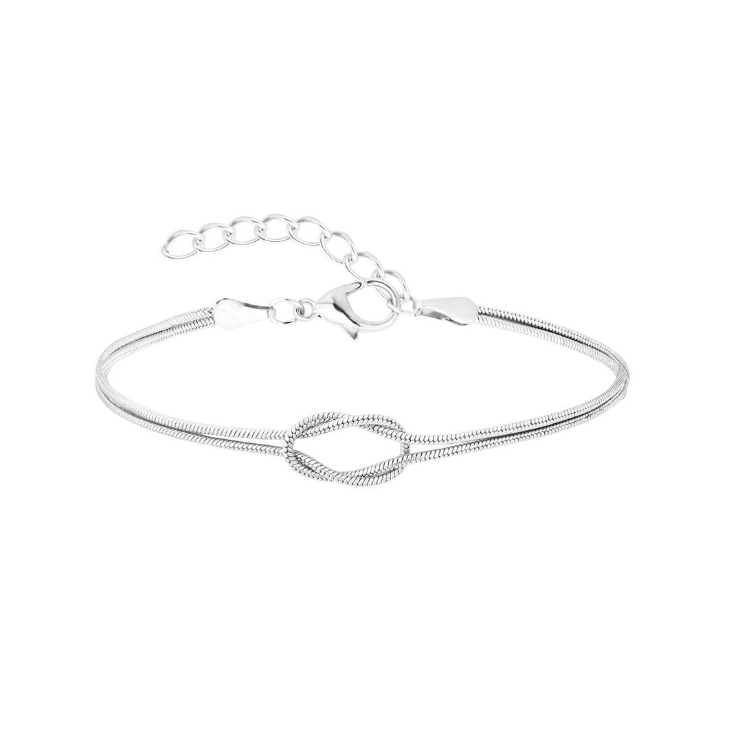 Coravanté™ Pulsera de nudo personalizada con toque elegante