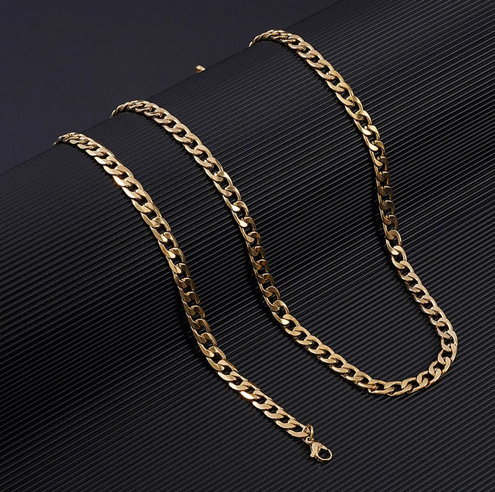 Reid™ Set de Collar y Pulsera de Cadena para Hombre con Estilo Audaz