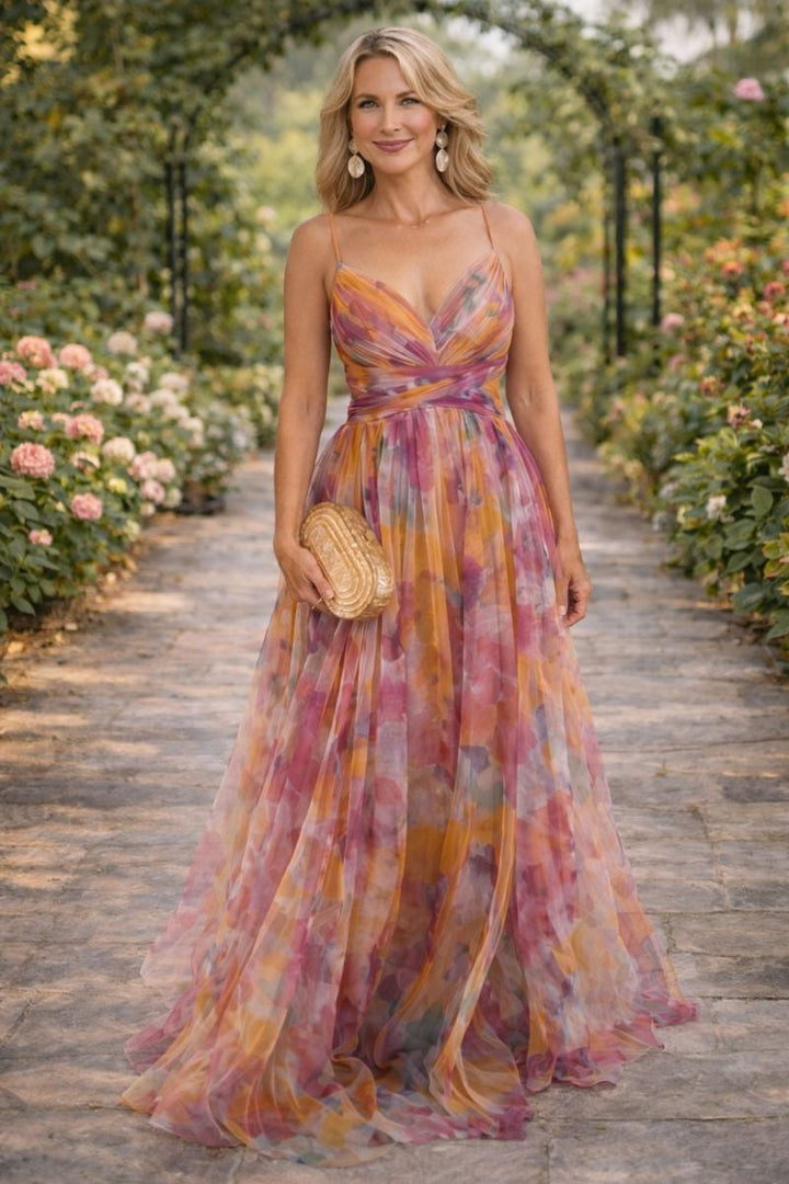 Jenvique™ Vestido Maxi Floral Elegante para Mujer con Estilo Femenino