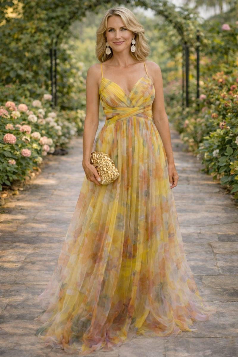 Jenvique™ Vestido Maxi Floral Elegante para Mujer con Estilo Femenino