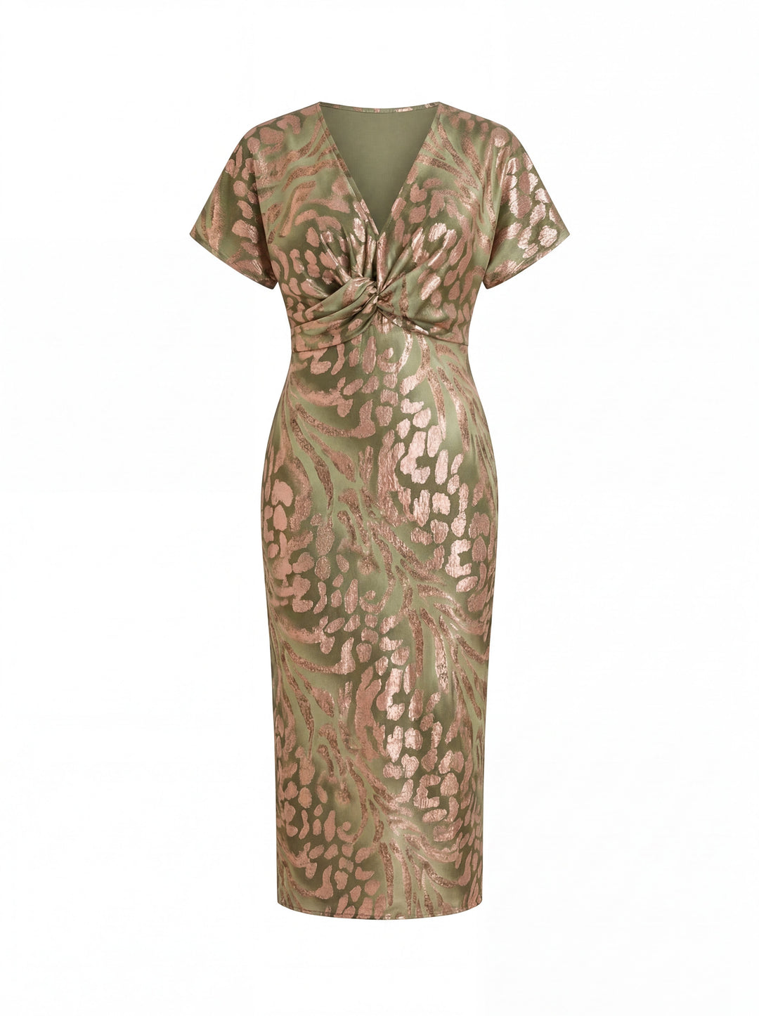 Taryn™ Vestido elegante de tejido ligero y fluido