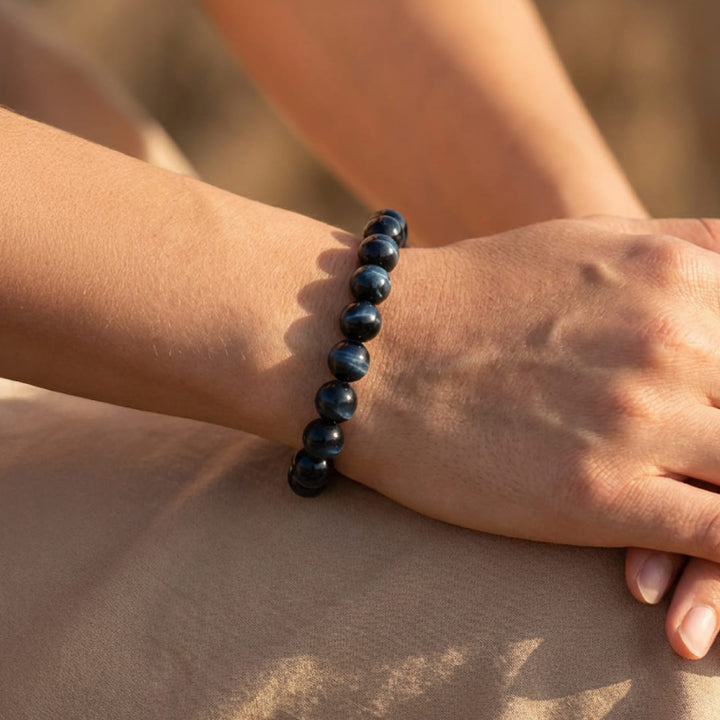 Talia | Pulsera "Ángel Guardián" en Ojo de Halcón