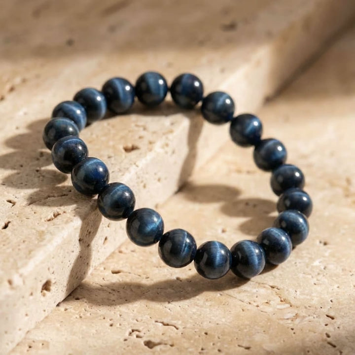 Corin | Pulsera Ángel Guardián con Piedra Ojo de Halcón Protector