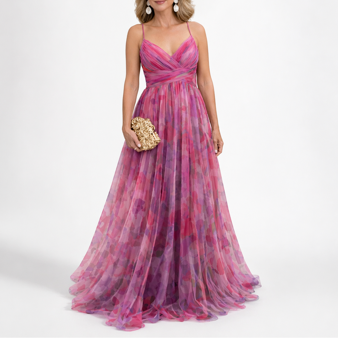 Jenvique™ Vestido Maxi Floral Elegante para Mujer con Estilo Femenino