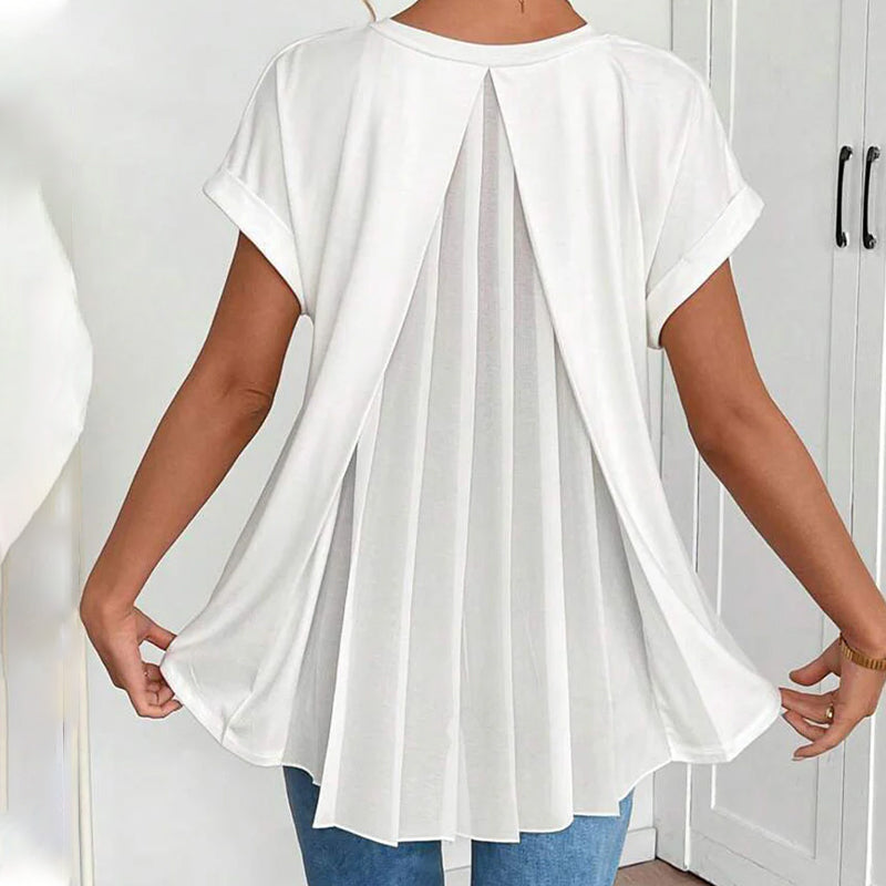 Ciela | Blusa ligera plisada con caída fluida