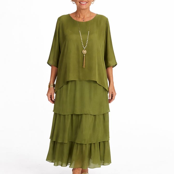Quivira™ Vestido Maxi Fluido Elegante para Mujer con Caída Ligera