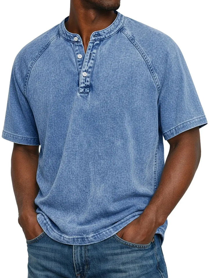 Zaviero | Camisa Vintage para Hombres con Botones