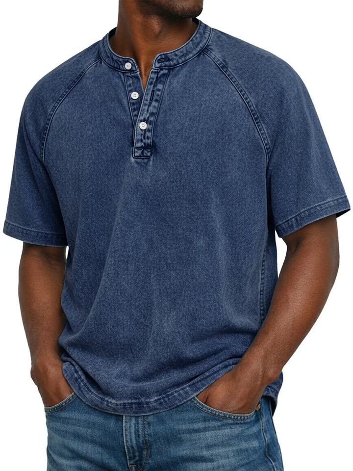 Zaviero | Camisa Vintage para Hombres con Botones