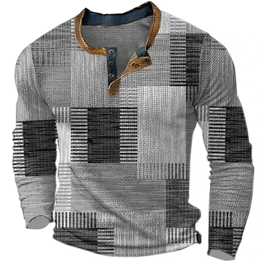 Corvani | Camisa Colorida para Hombre con Manga Larga