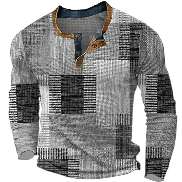 Corvani | Camisa Colorida para Hombre con Manga Larga