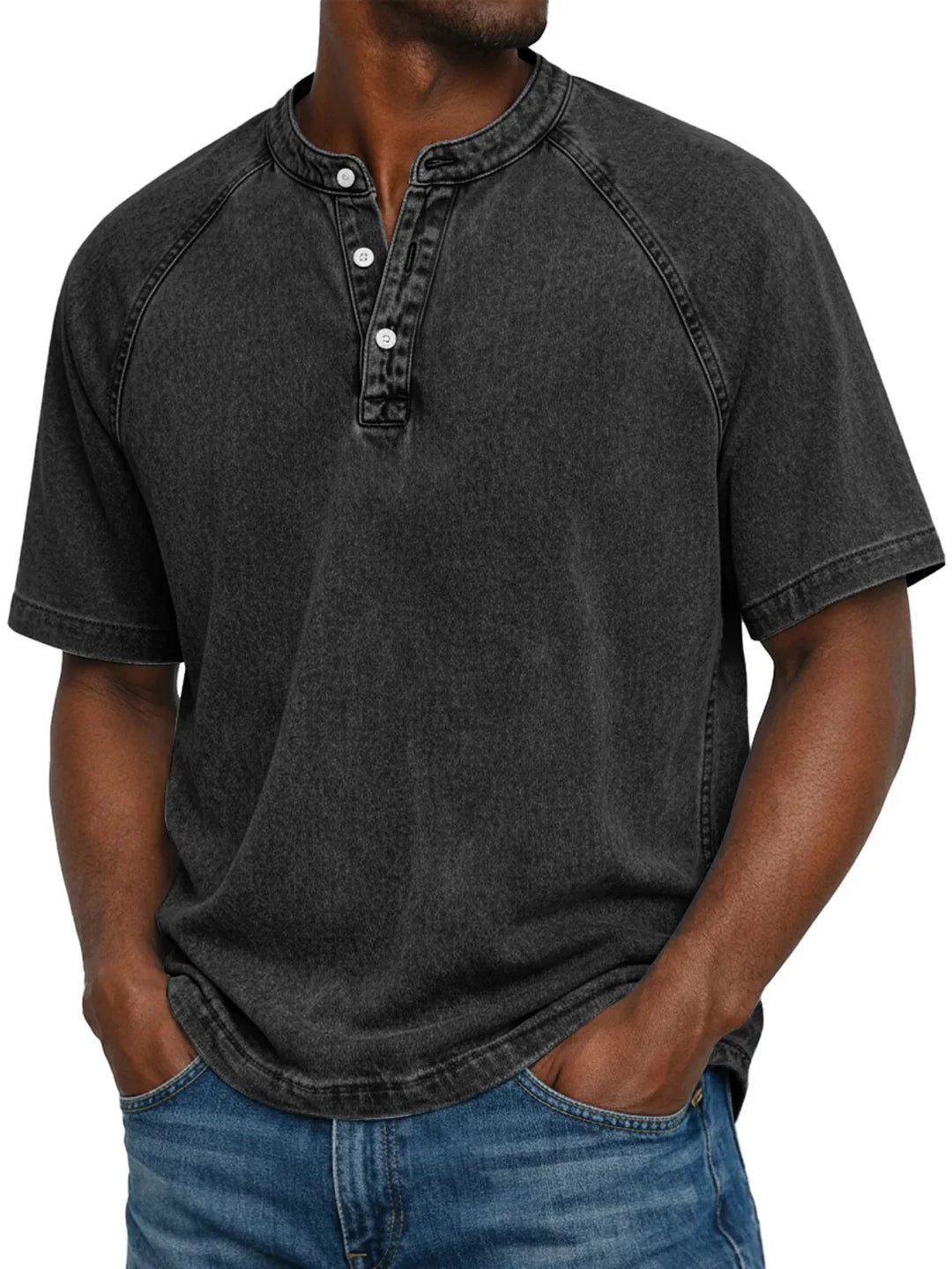 Zaviero | Camisa Vintage para Hombres con Botones