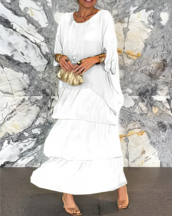 Quivira™ Vestido Maxi Fluido Elegante para Mujer con Caída Ligera