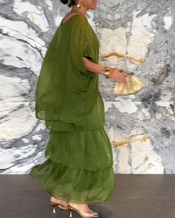 Quivira™ Vestido Maxi Fluido Elegante para Mujer con Caída Ligera