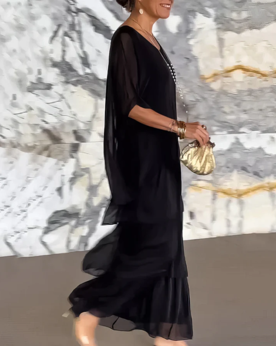 Quivira™ Vestido Maxi Fluido Elegante para Mujer con Caída Ligera