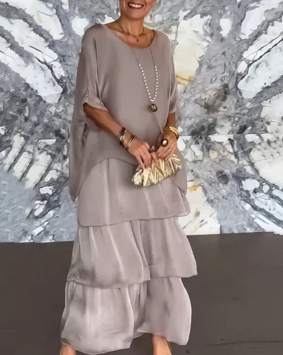 Quivira™ Vestido Maxi Fluido Elegante para Mujer con Caída Ligera