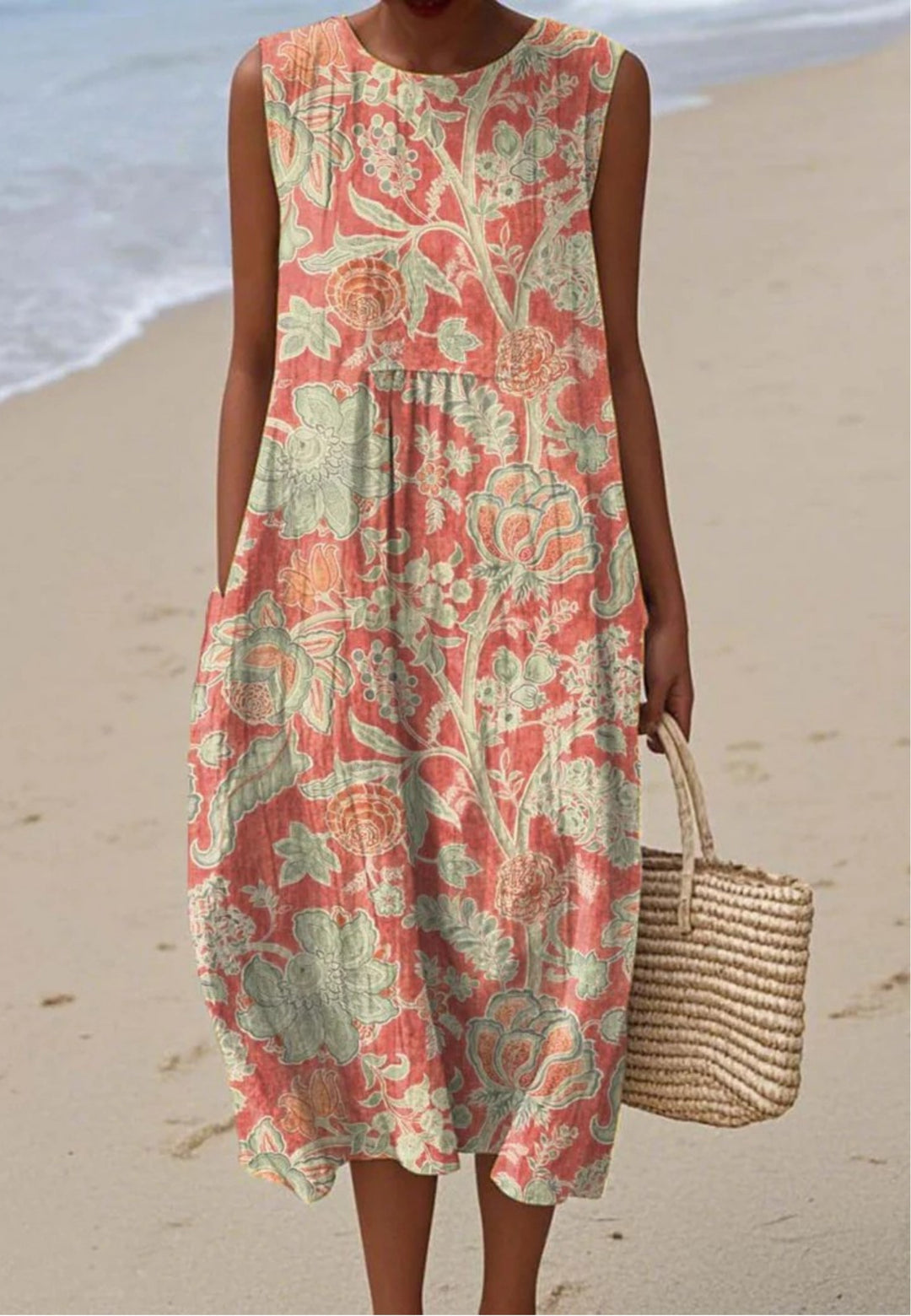 Javiera™ Vestido con Estampado Floral Vintage