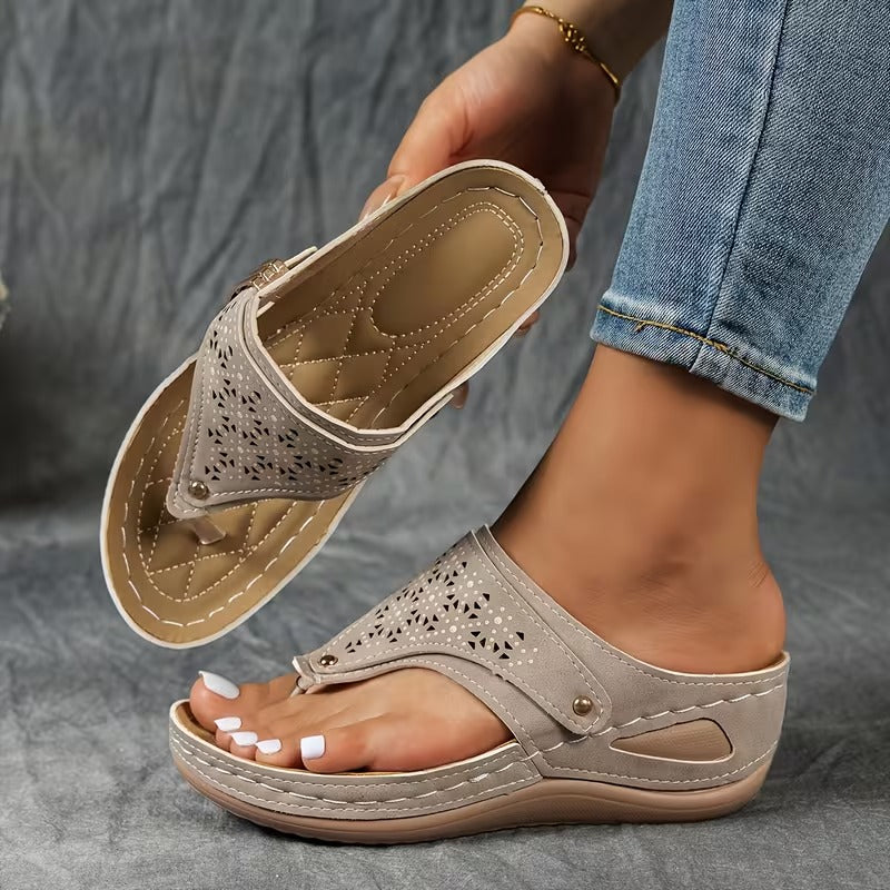 Navy™ Sandalias de Tacón Cómodas y con Soporte