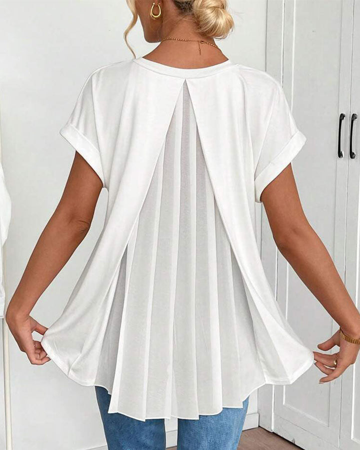 Ciela | Blusa ligera plisada con caída fluida