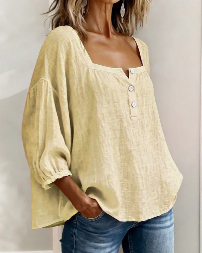 Zella | Blusa Elegante de Corte Fluido y Estilo Sofisticado