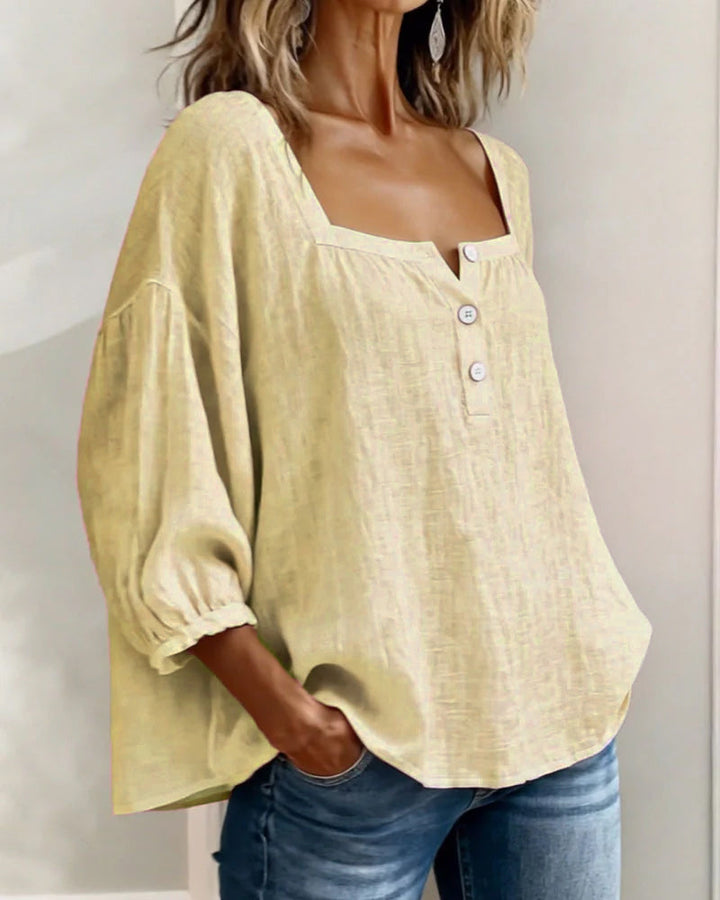 Zella | Blusa Elegante de Corte Fluido y Estilo Sofisticado