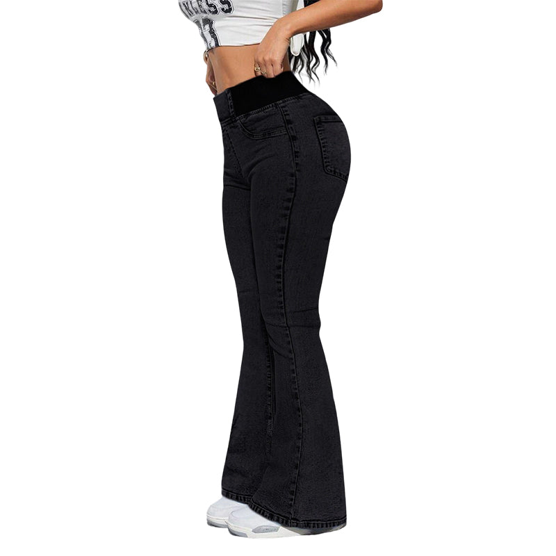 Yara | Jeans de mujer de tiro alto con piernas elásticas