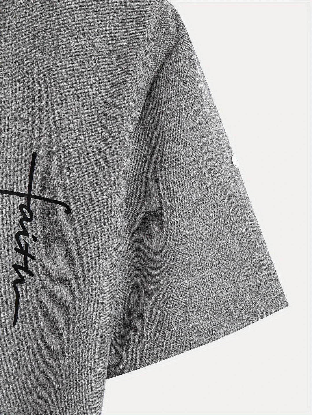 Hayes | Camisa elegante de manga corta y cuello alto